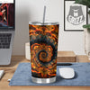 Keleidoscope Lava Texture Print Tumbler-grizzshop