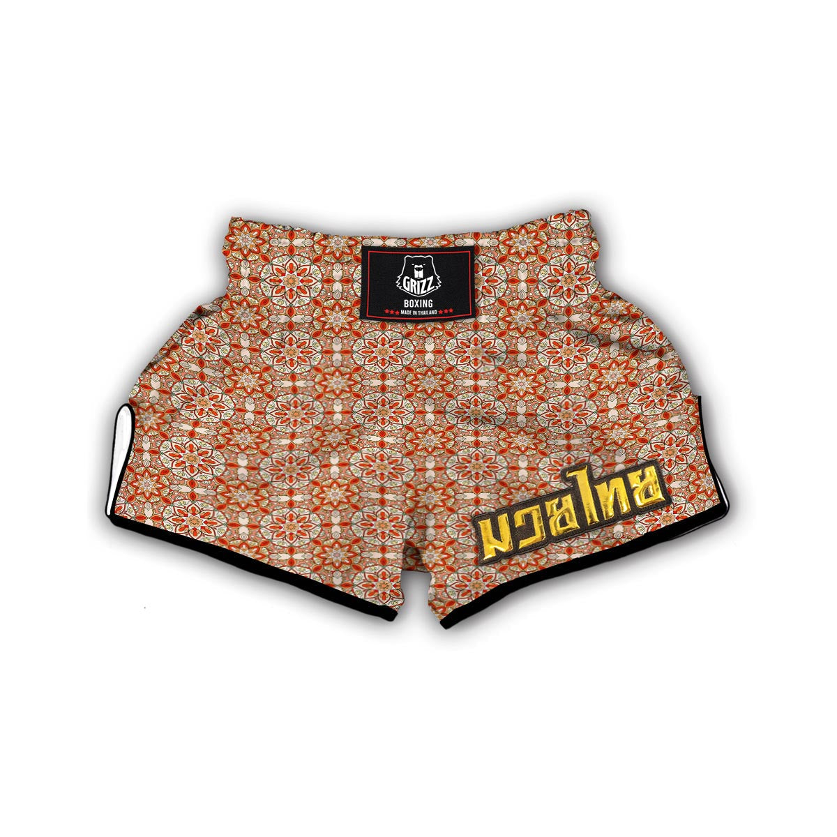 Keleidoscope Print Pattern Muay Thai Boxing Shorts-grizzshop