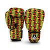 Kente African Pattern Print Boxing Gloves-grizzshop