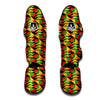 Kente African Pattern Print Muay Thai Shin Guards-grizzshop