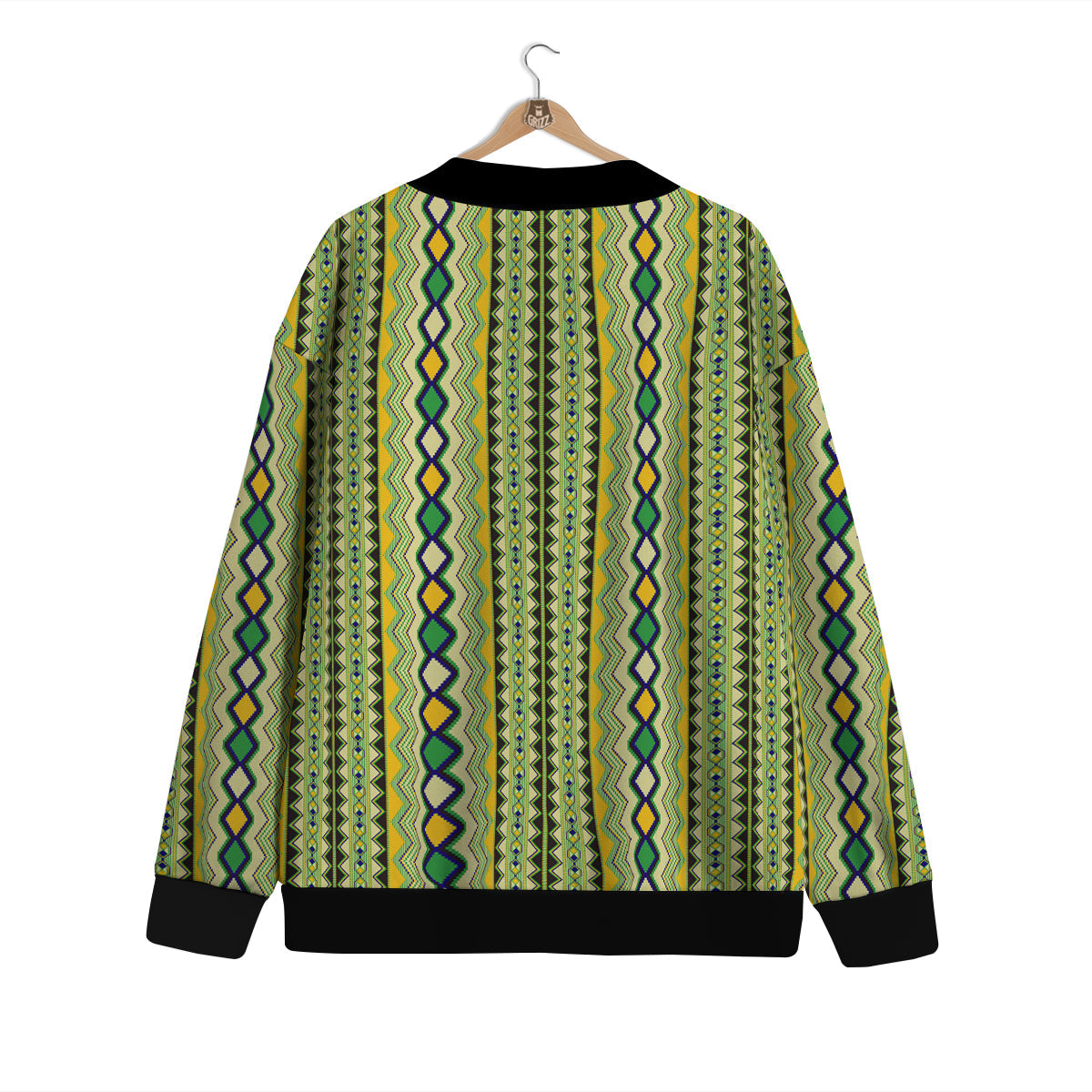 Kente African Print Pattern Cardigan-grizzshop