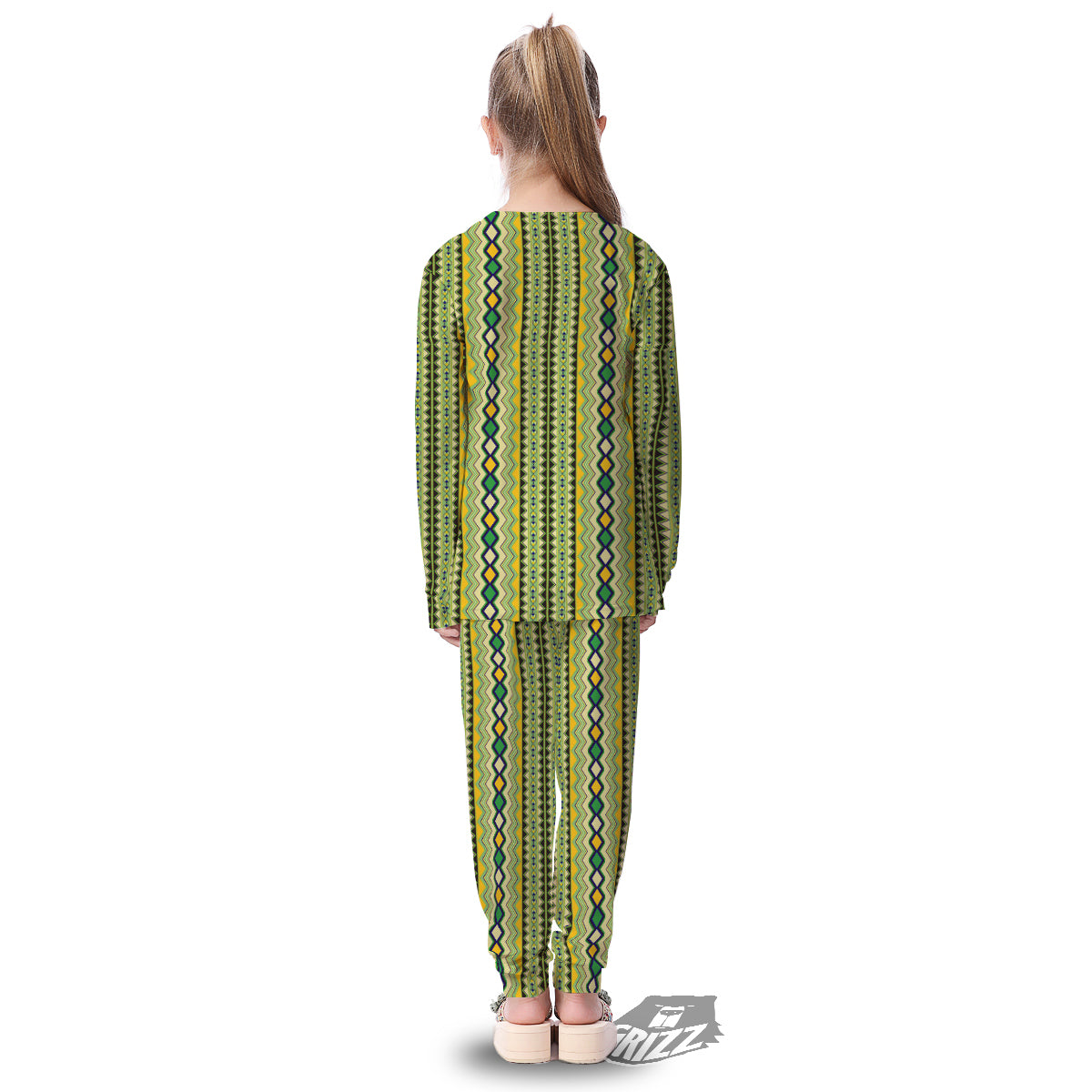 Kente African Print Pattern Kid's Pajamas-grizzshop