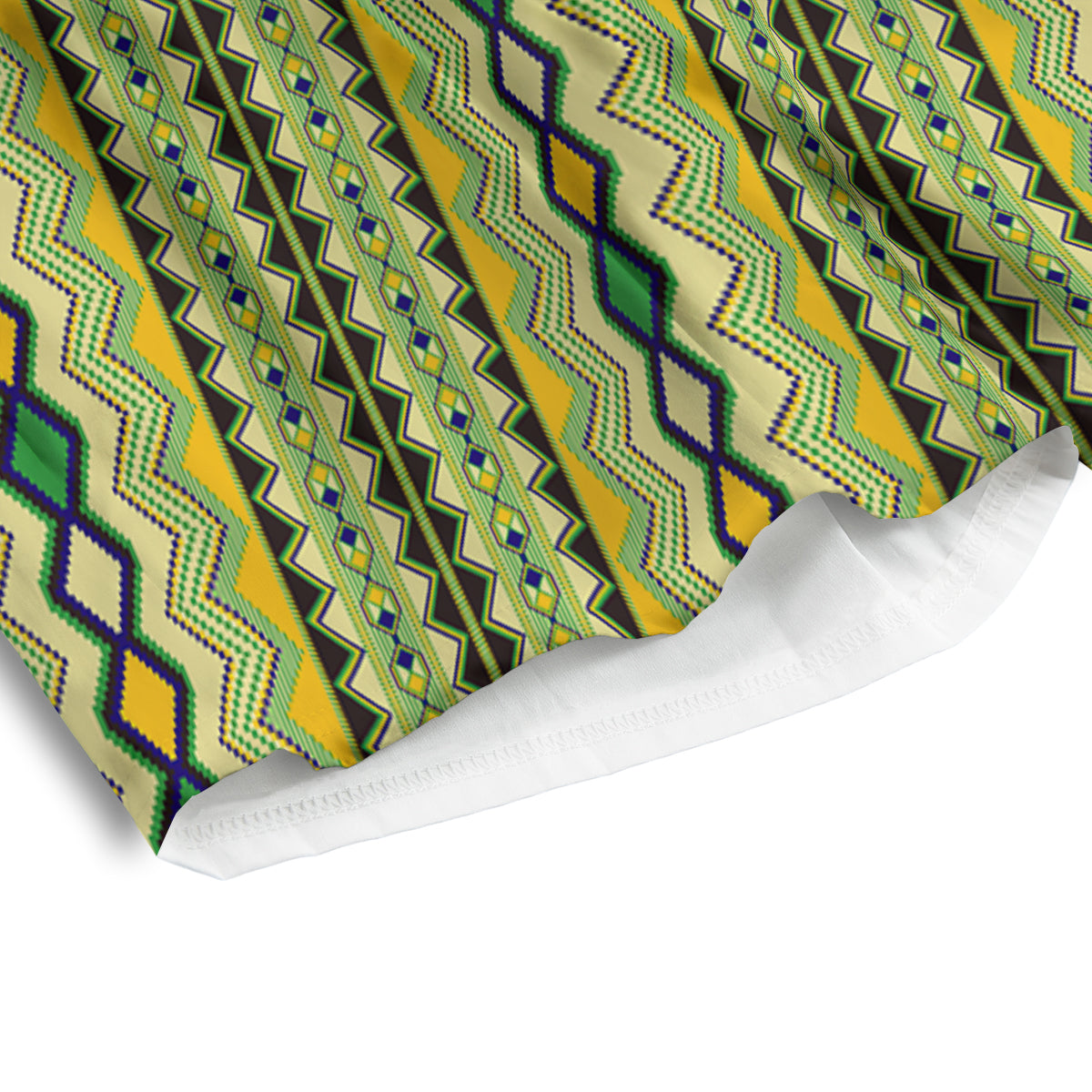 Kente African Print Pattern Men's Athletic Shorts