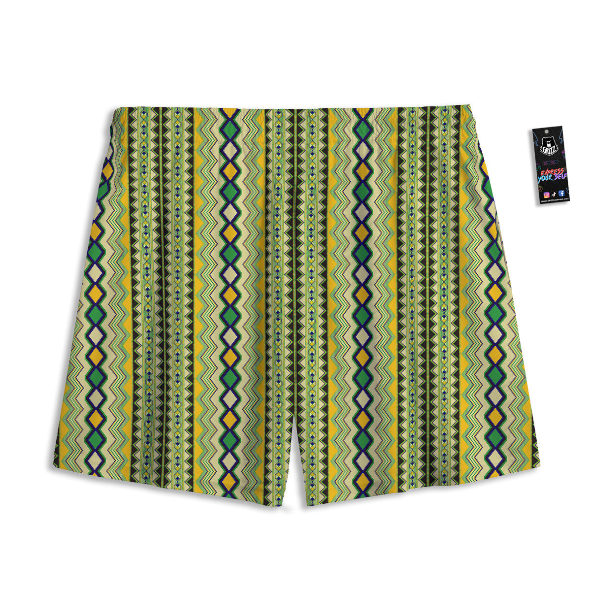 Lunar Phase Galaxy Print Mesh Shorts