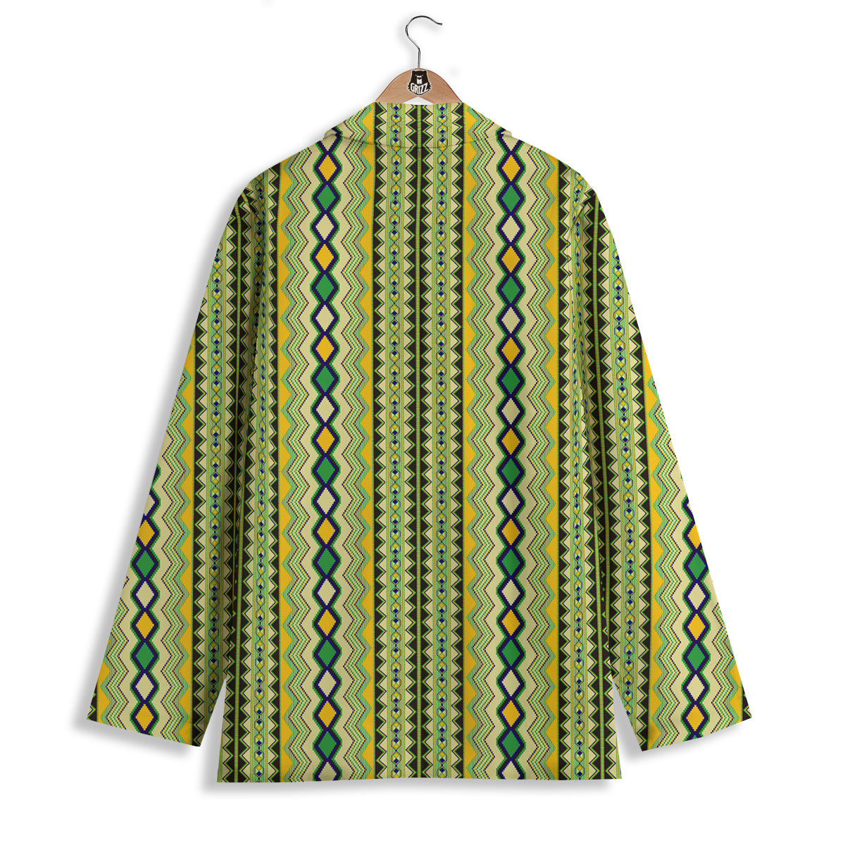 Kente African Print Pattern Women's Blazer-grizzshop