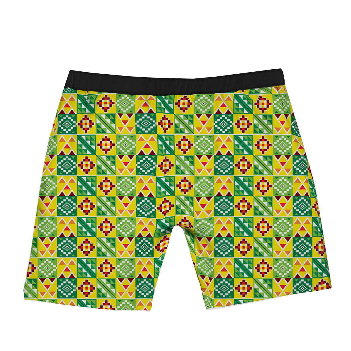 Kente Asante Print Pattern Boxer Briefs-grizzshop