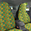 Kente Asante Print Pattern Car Seat Covers-grizzshop