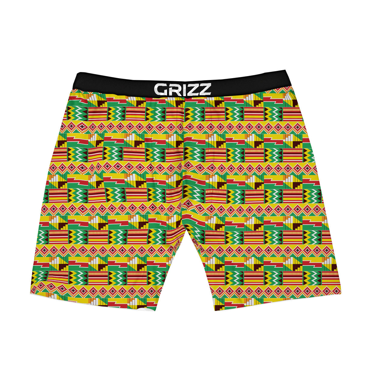 Kente Ashanti Print Pattern Boxer Briefs-grizzshop