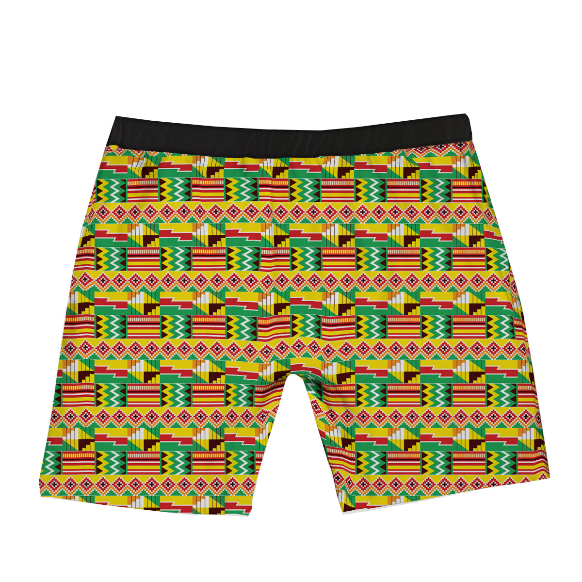 Kente Ashanti Print Pattern Boxer Briefs-grizzshop