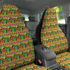 Kente Ashanti Print Pattern Car Seat Covers-grizzshop