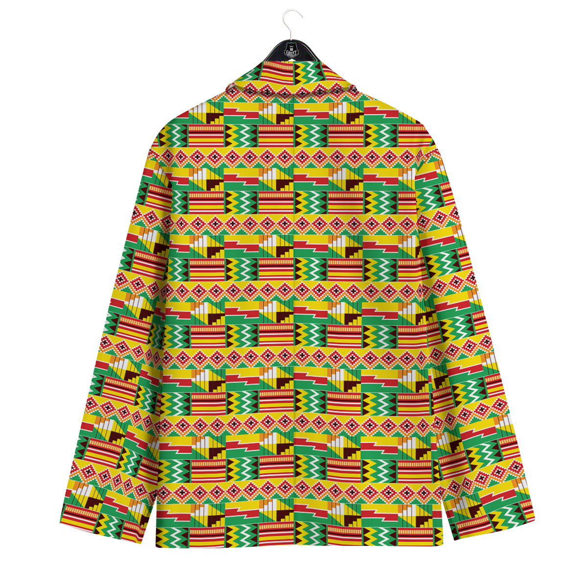 Kente Ashanti Print Pattern Men's Sport Coat-grizzshop