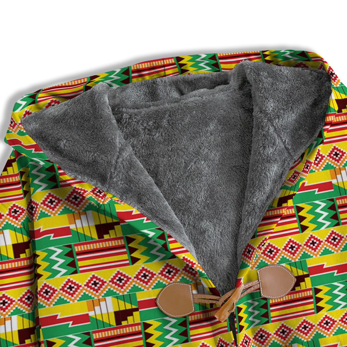 Kente Ashanti Print Pattern Men's Windbreaker Jacket-grizzshop