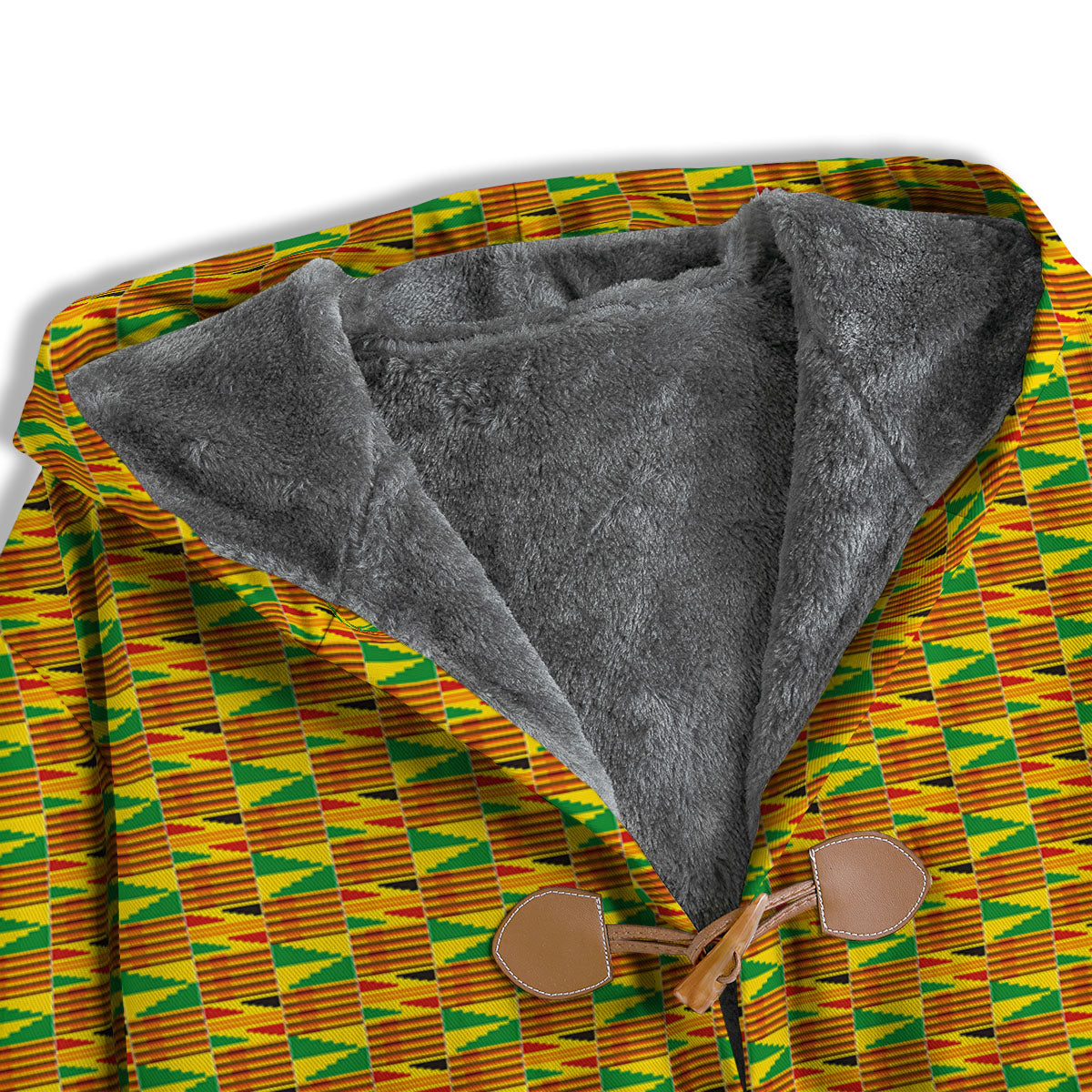 Kente Bonwire Print Pattern Men's Windbreaker Jacket-grizzshop