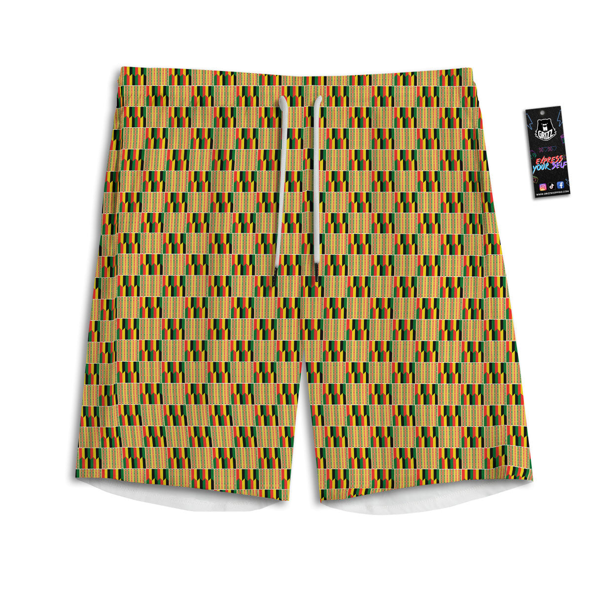 Mandala Bohemian Magenta Print Pattern Men's Athletic Shorts