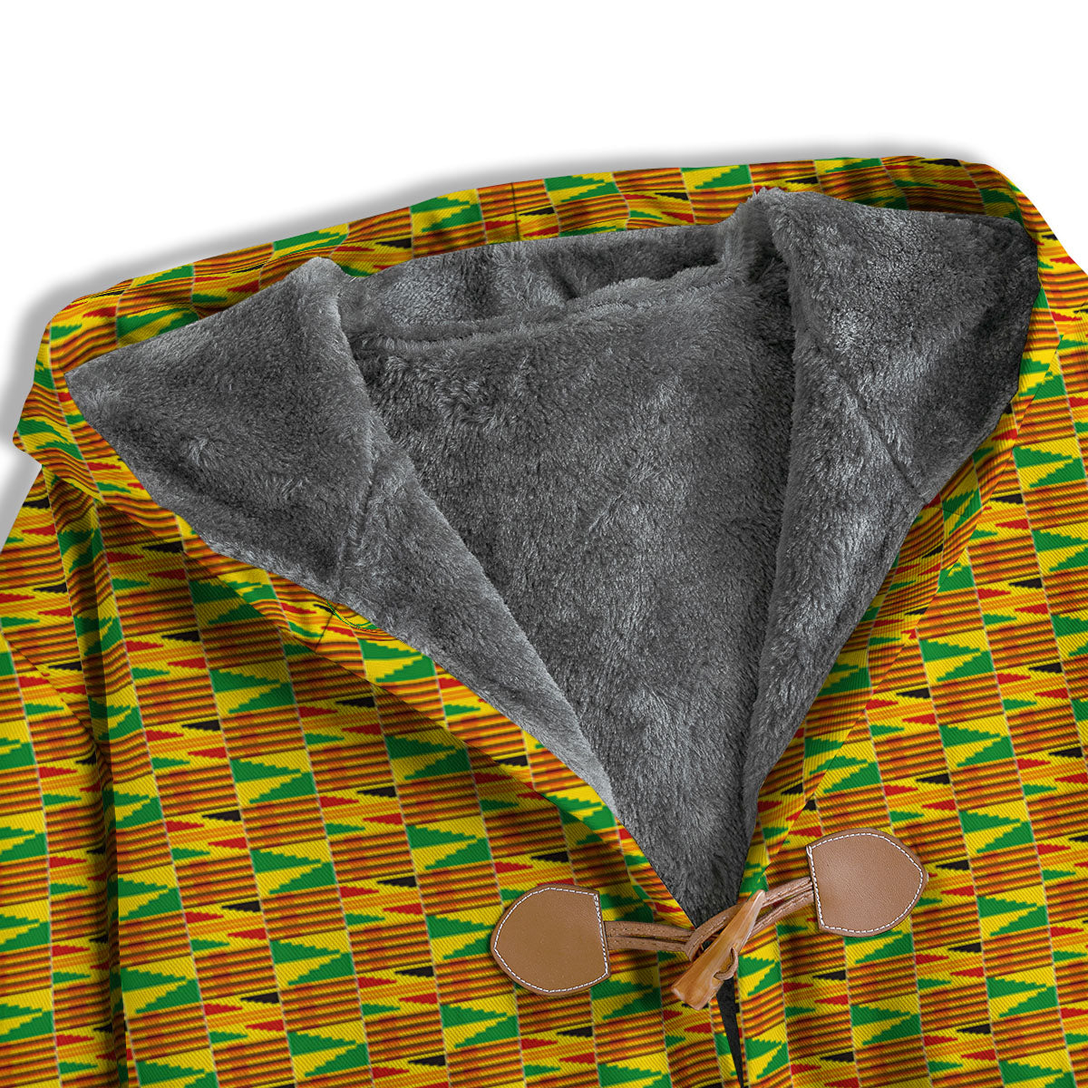 Kente Ghana Print Pattern Men's Windbreaker Jacket-grizzshop