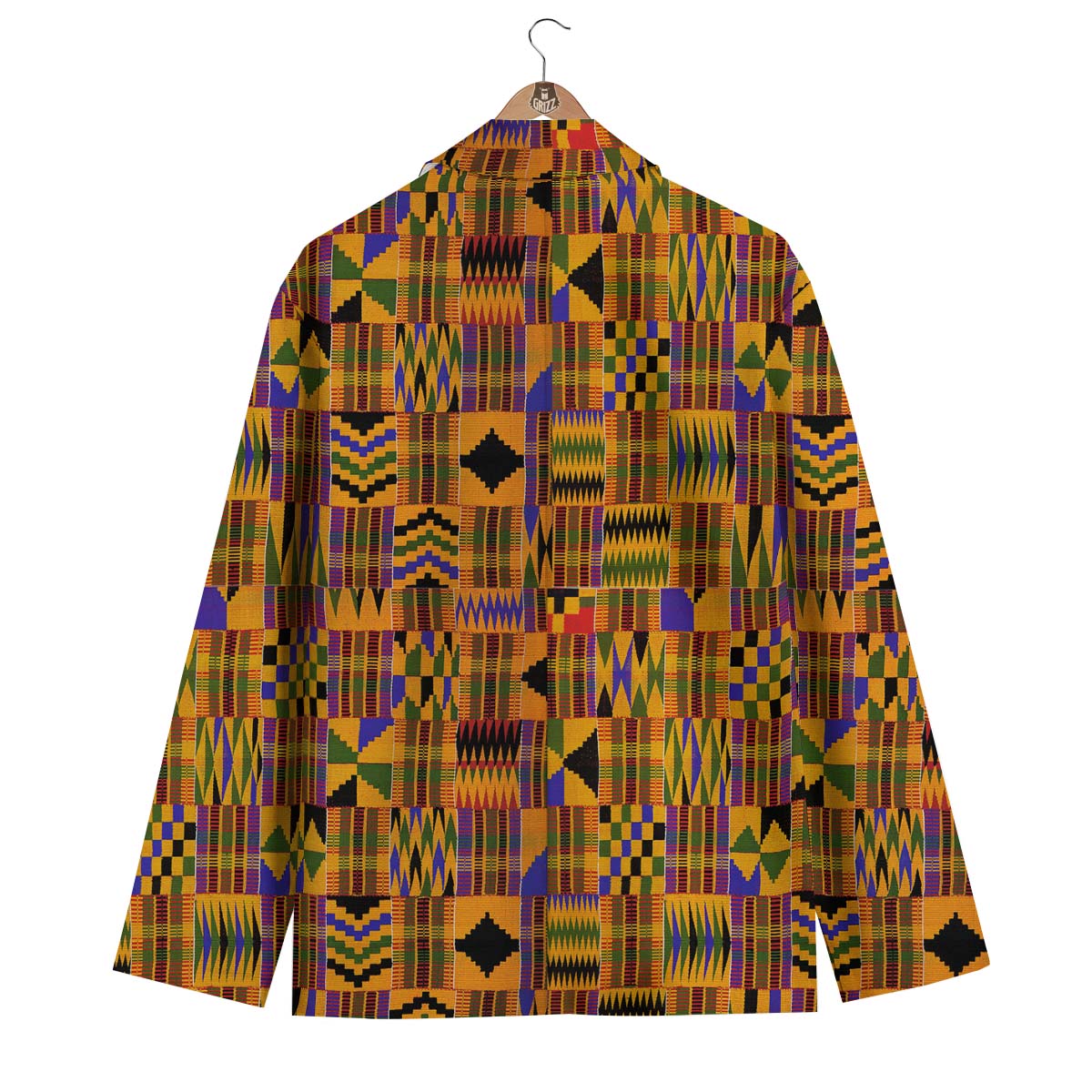 Kente Men's Blazer-grizzshop