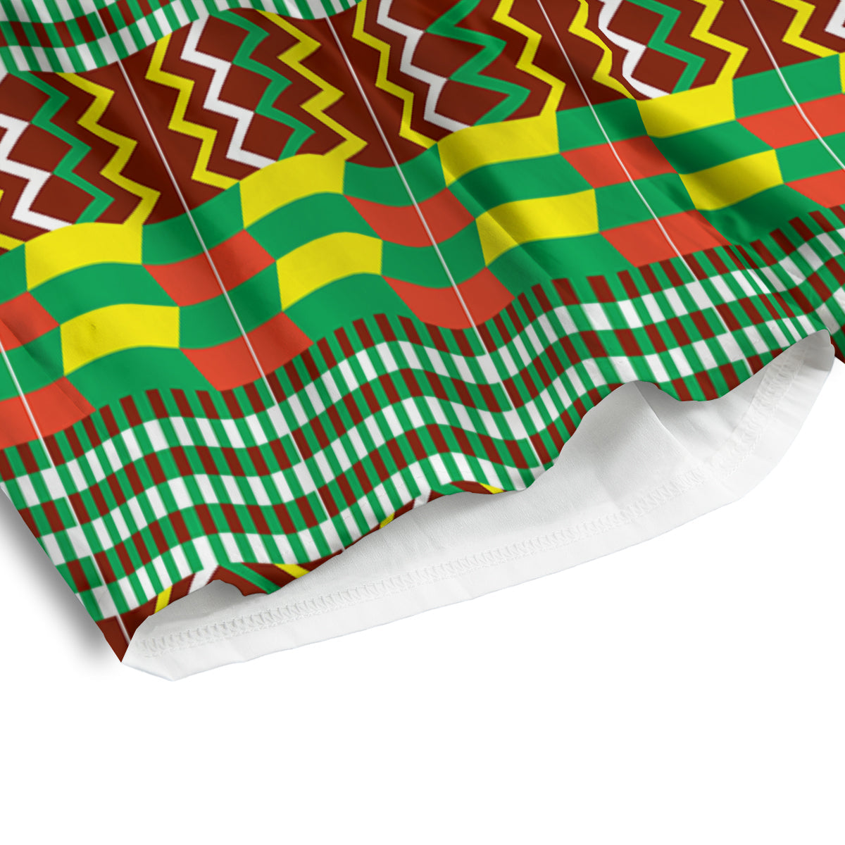 Kente Tribal West African Print Pattern Men's Athletic Shorts