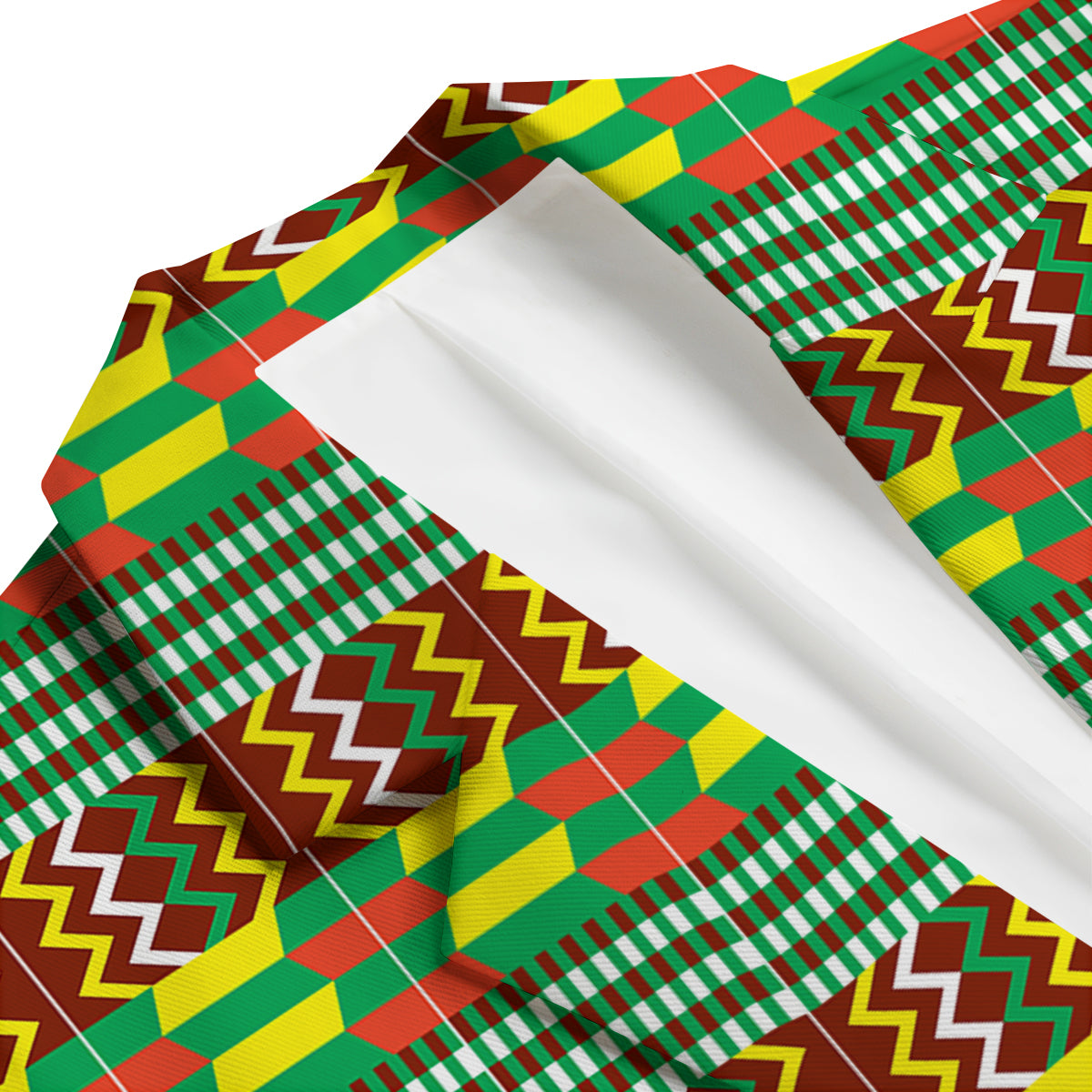 Kente Tribal West African Print Pattern Men's Blazer-grizzshop