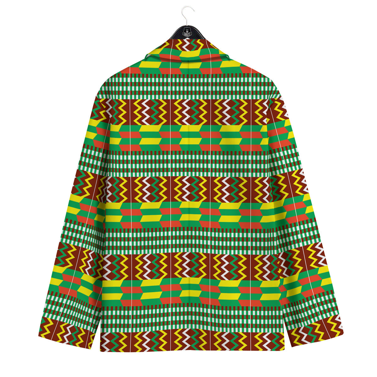 Kente Tribal West African Print Pattern Men's Sport Coat-grizzshop