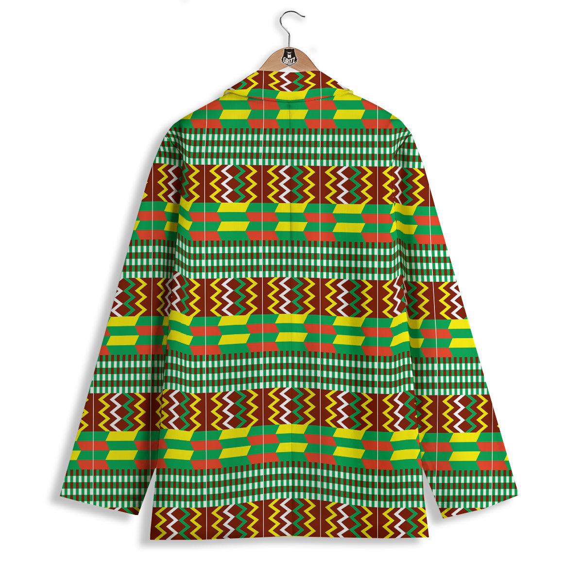 Kente Tribal West African Print Pattern Women's Blazer-grizzshop