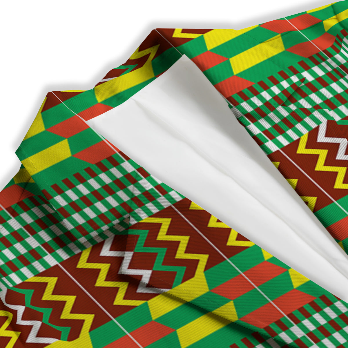 Kente Tribal West African Print Pattern Women's Blazer-grizzshop