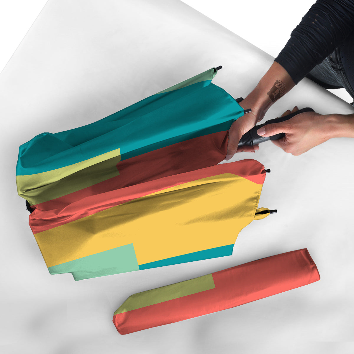 Keyboard Piano Colorful Print Umbrella-grizzshop