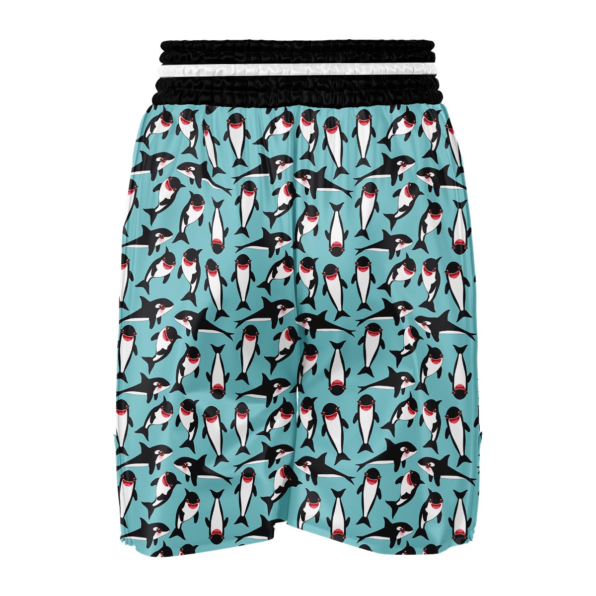 Killer Whale Orca Print Pattern Boxing Shorts-grizzshop