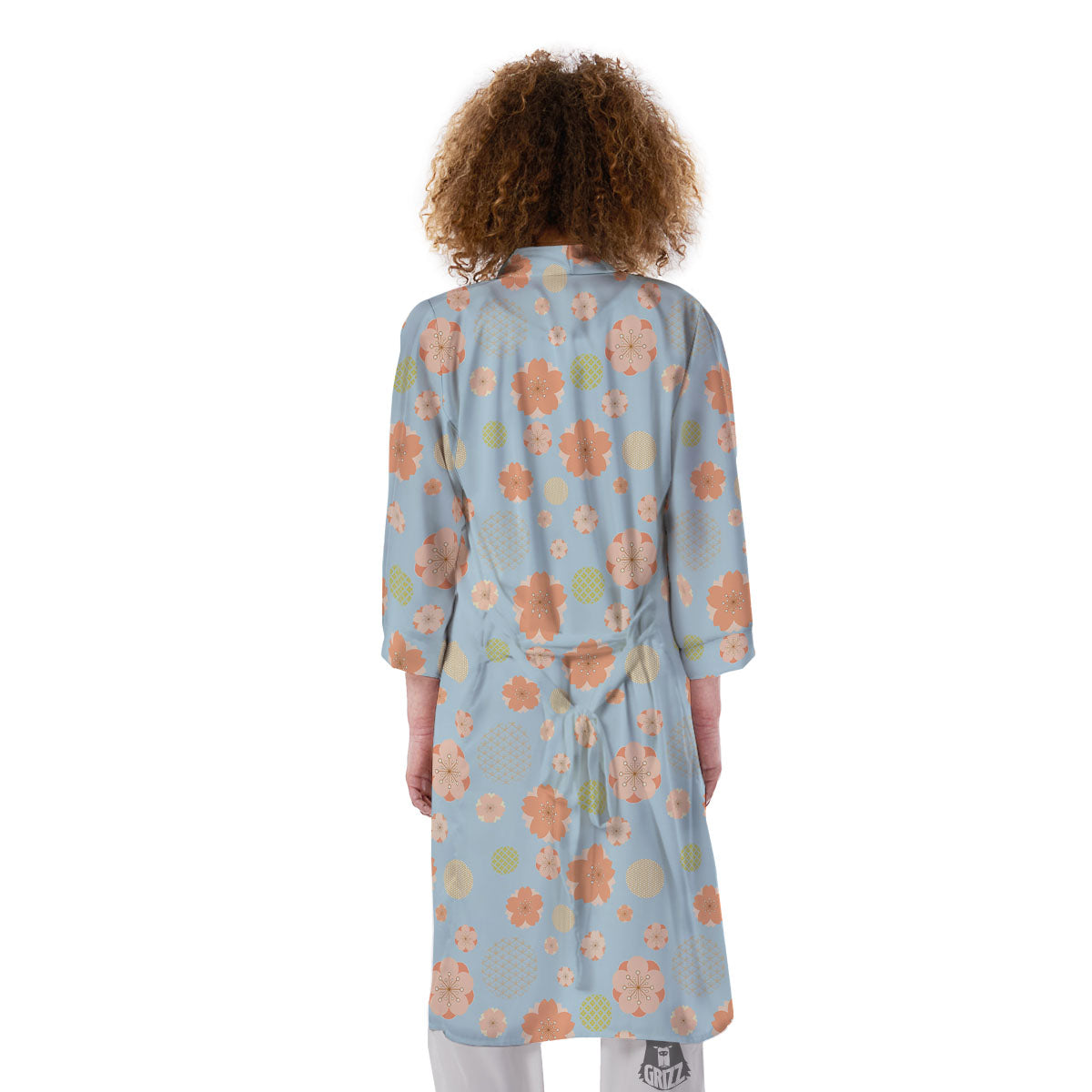 Kimono Cherry Blossom Print Pattern Kimono-grizzshop