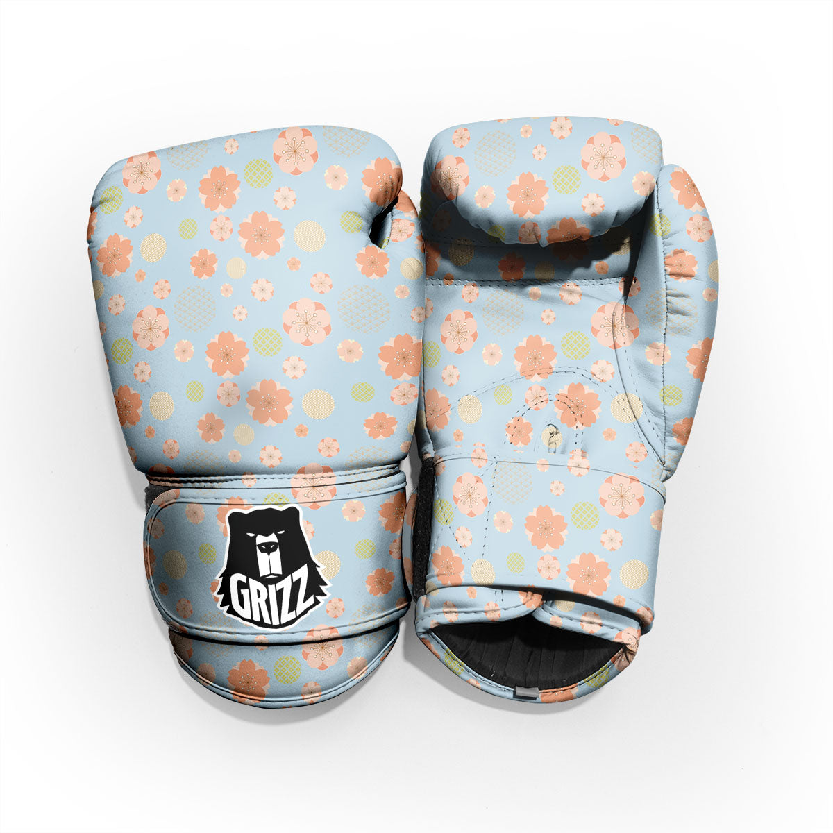 Kimono Cherry Blossom Print Pattern Pro Boxing Glove