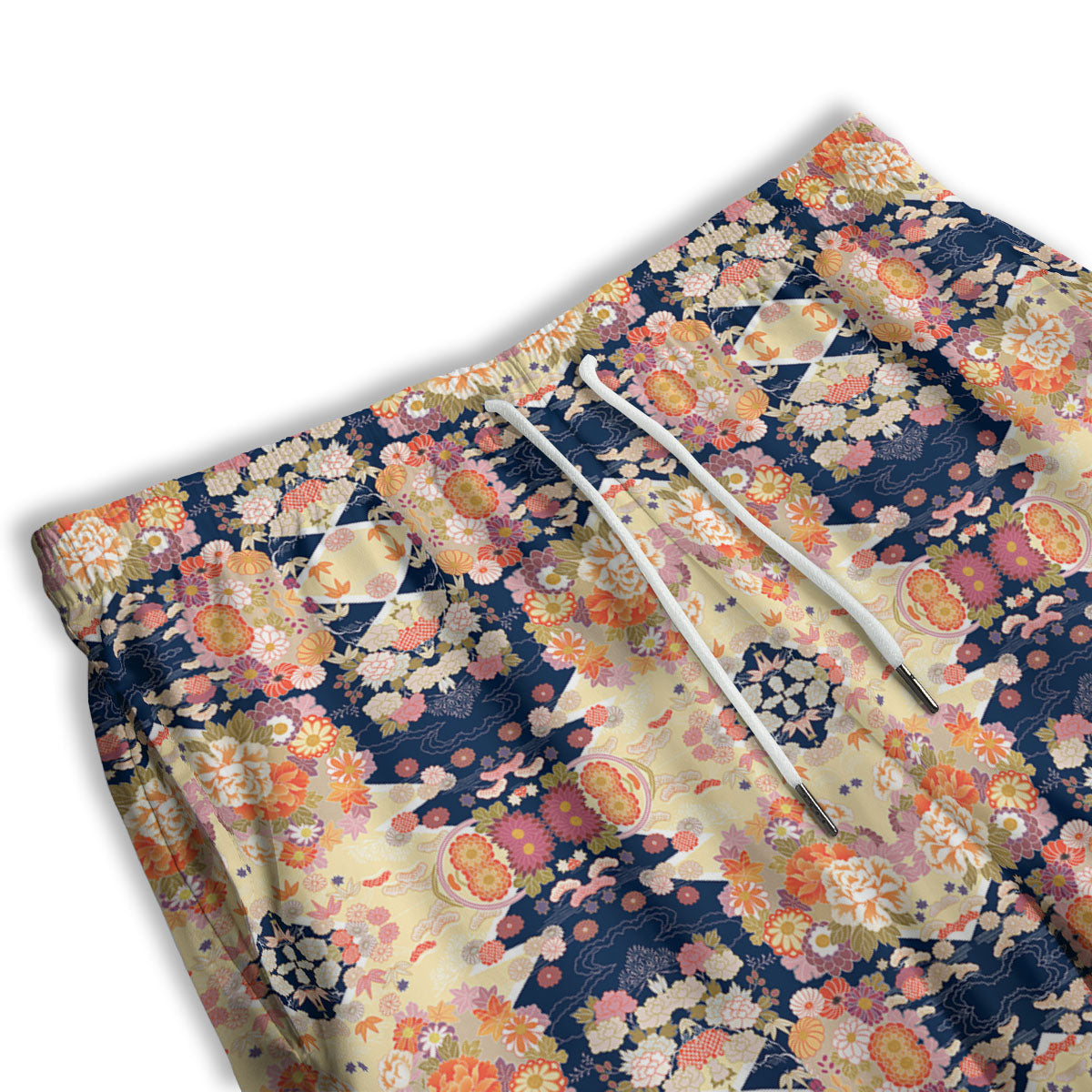 Kimono Japanese Print Pattern Men's Athletic Shorts