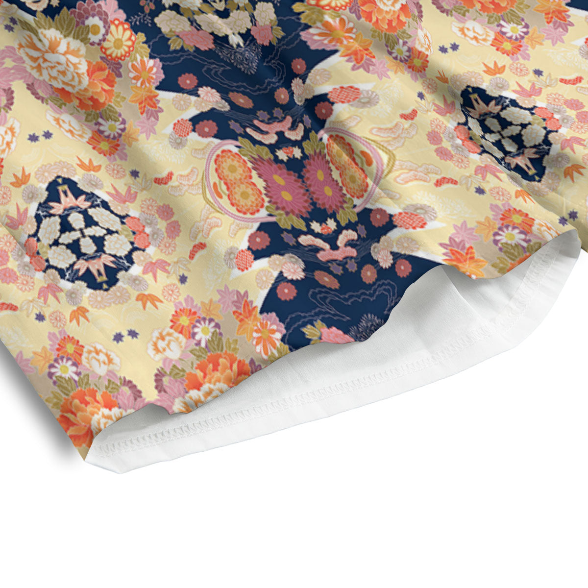Kimono Japanese Print Pattern Men's Athletic Shorts