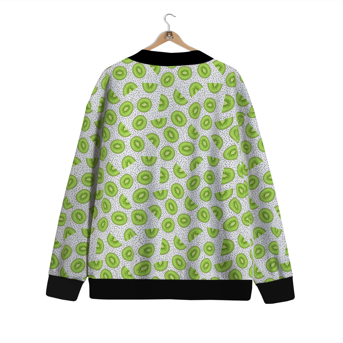 Kiwi Cute Print Pattern Cardigan-grizzshop