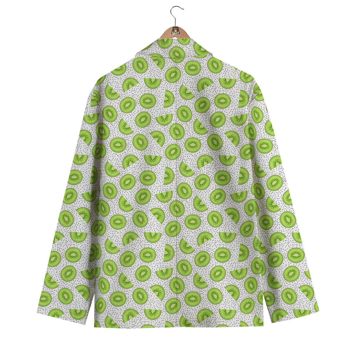 Kiwi Cute Print Pattern Men's Blazer-grizzshop