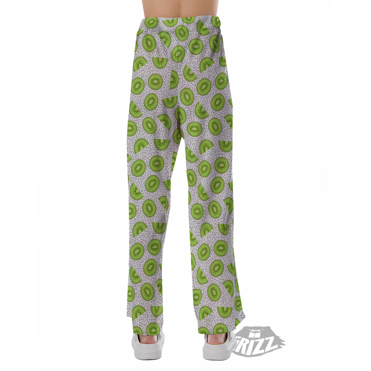Kiwi Cute Print Pattern Pajama Pants-grizzshop