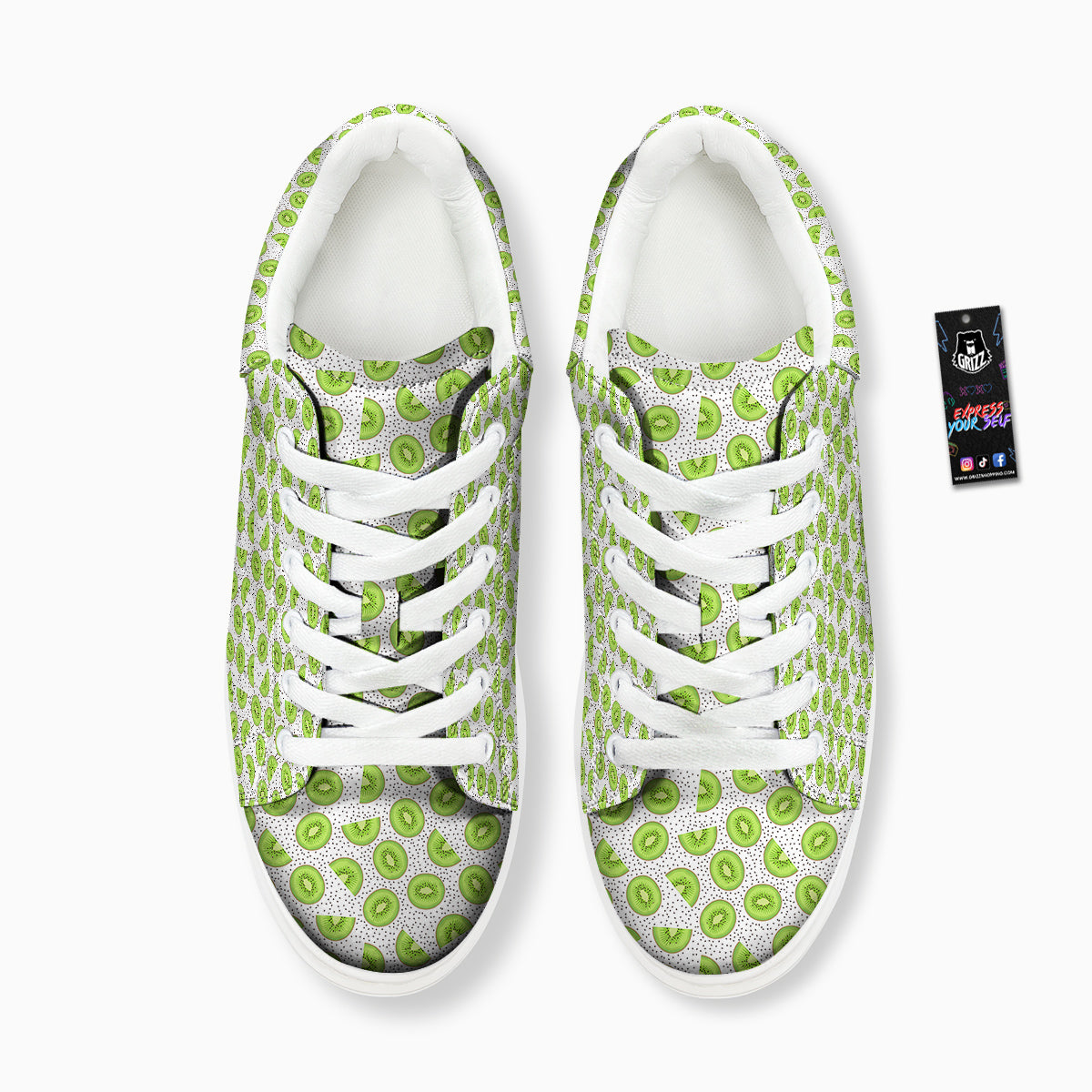 Kiwi Cute Print Pattern Platform Shoes-grizzshop