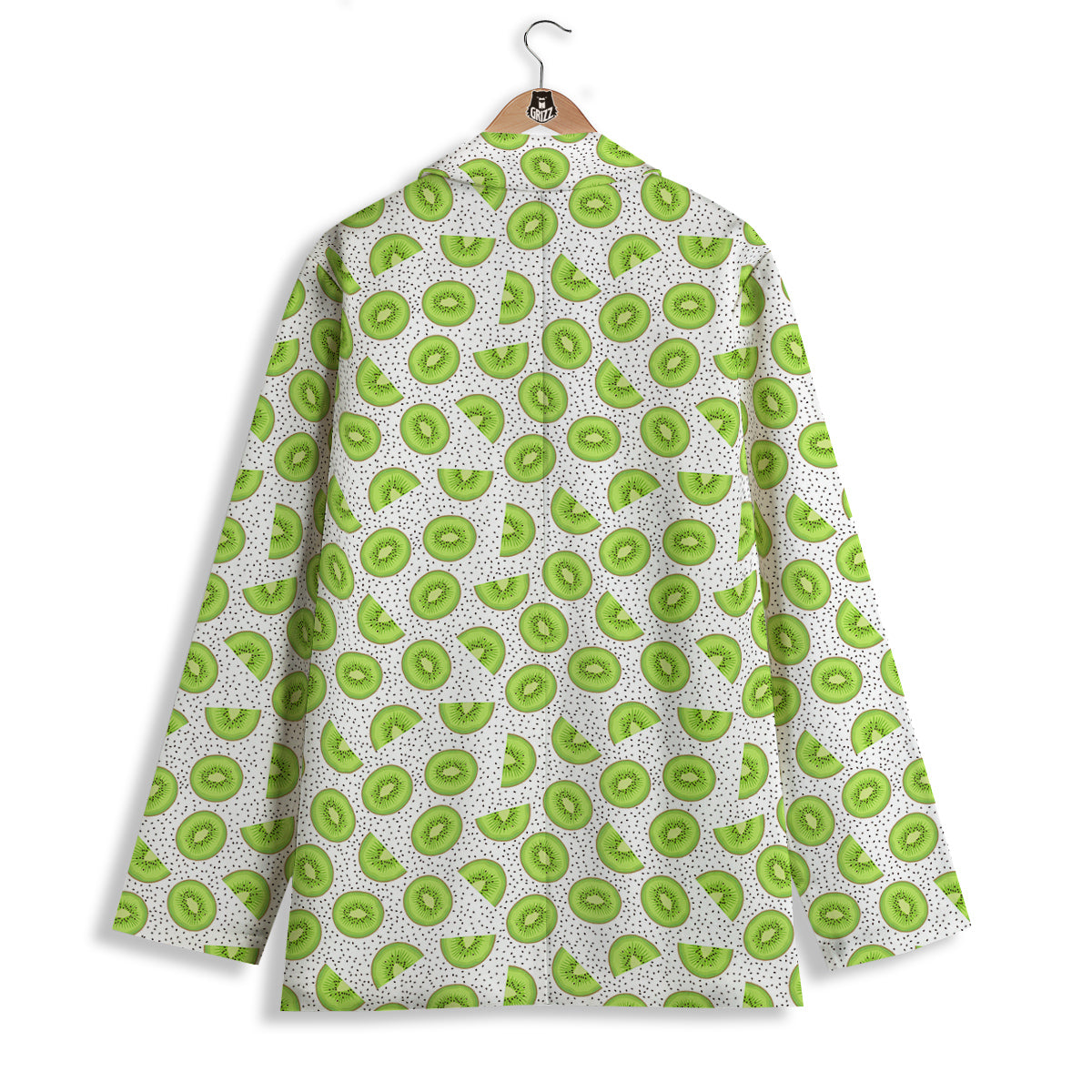 Kiwi Cute Print Pattern Women's Blazer-grizzshop