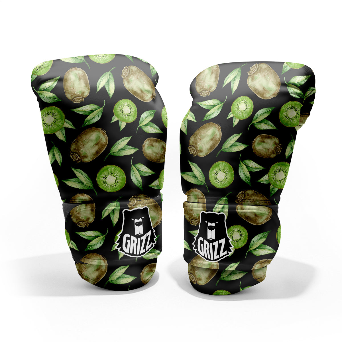 Kiwi Watercolor Print Pattern Pro Boxing Glove