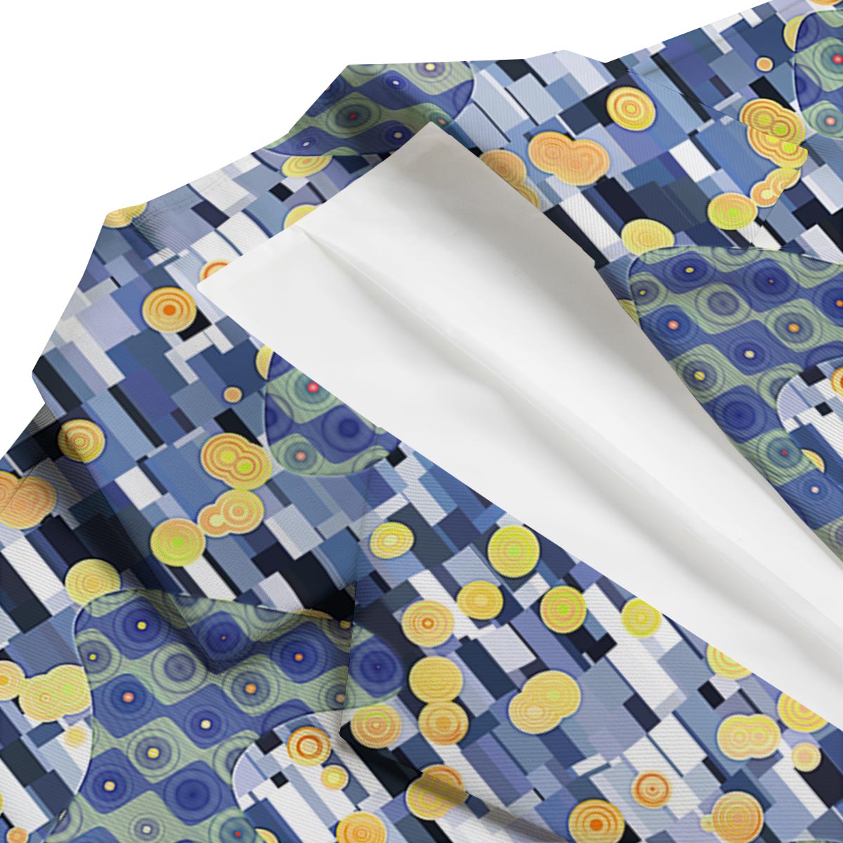 Klimt Pattern Print Men's Blazer-grizzshop