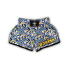 Klimt Pattern Print Muay Thai Boxing Shorts-grizzshop