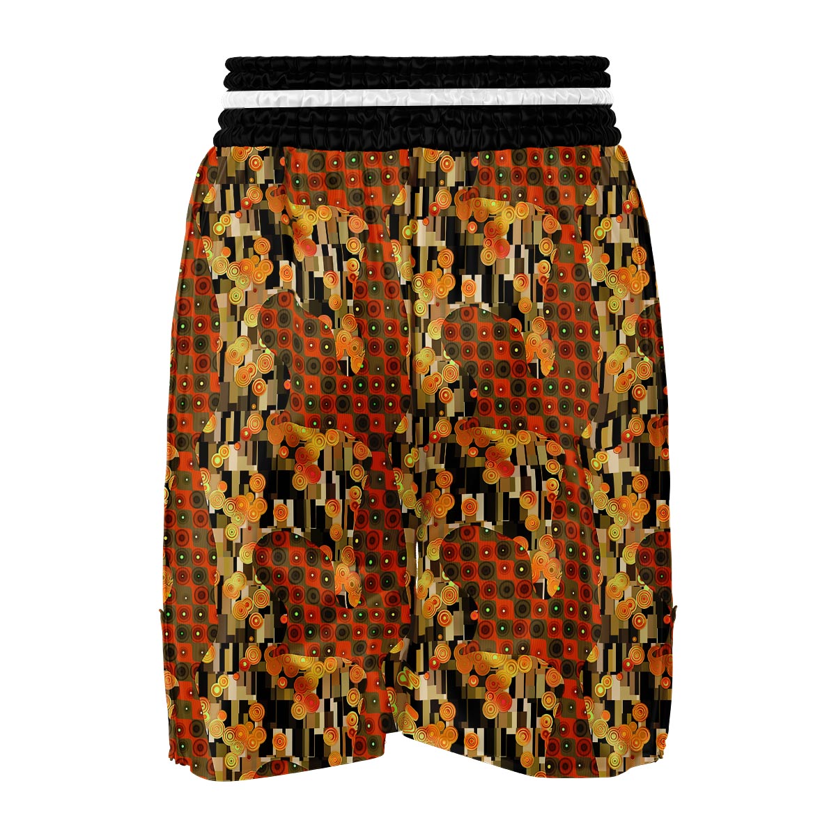 Klimt Print Pattern Boxing Shorts-grizzshop