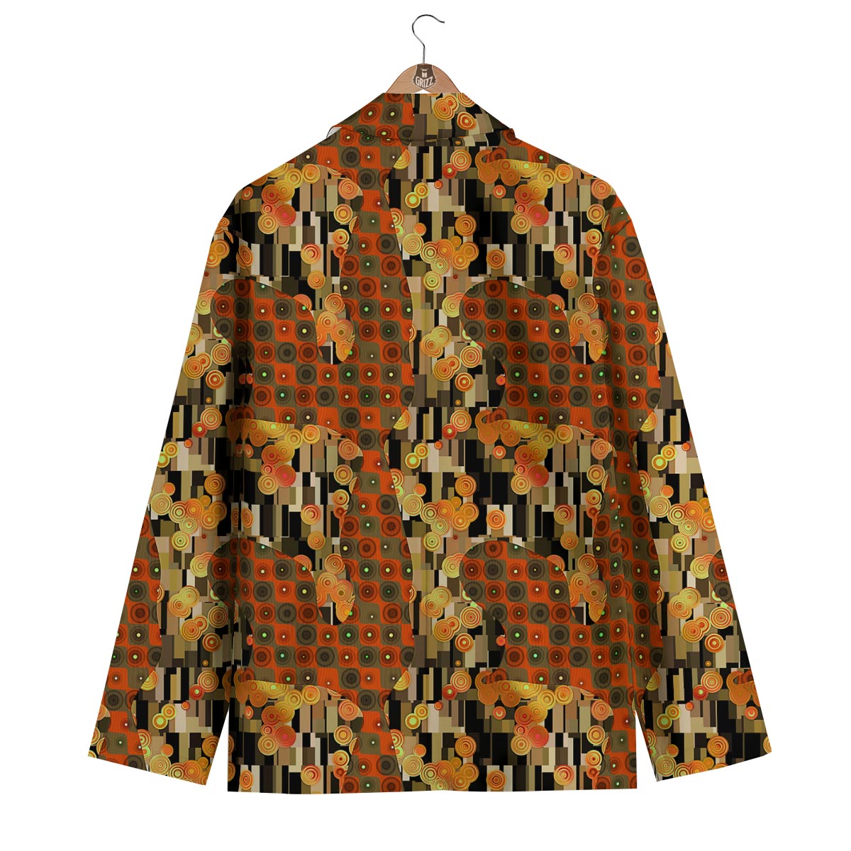 Klimt Print Pattern Men's Blazer-grizzshop