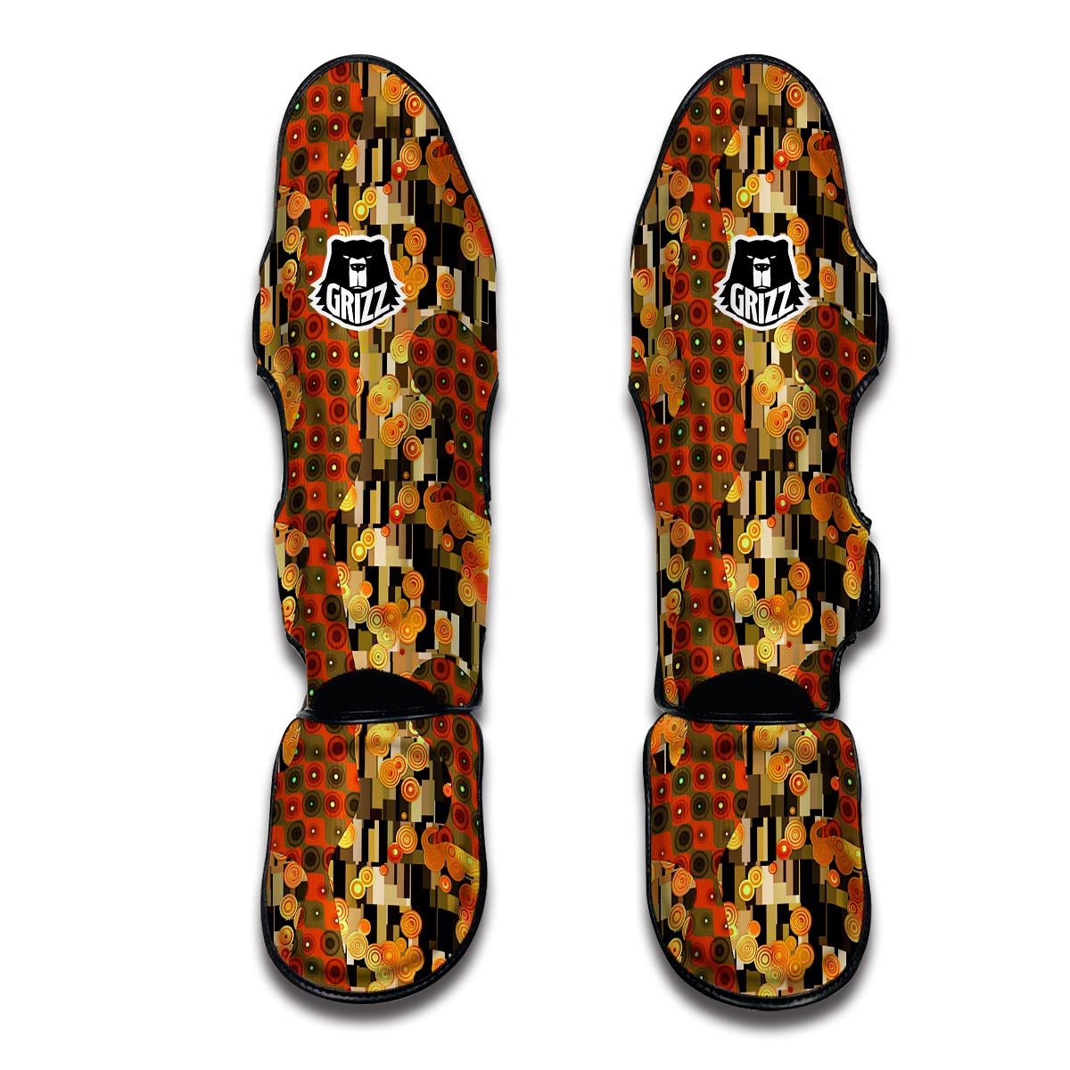 Klimt Print Pattern Muay Thai Shin Guards-grizzshop