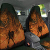 Knight Fight With Dragon Print Car Seat Covers-grizzshop