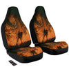 Knight Fight With Dragon Print Car Seat Covers-grizzshop