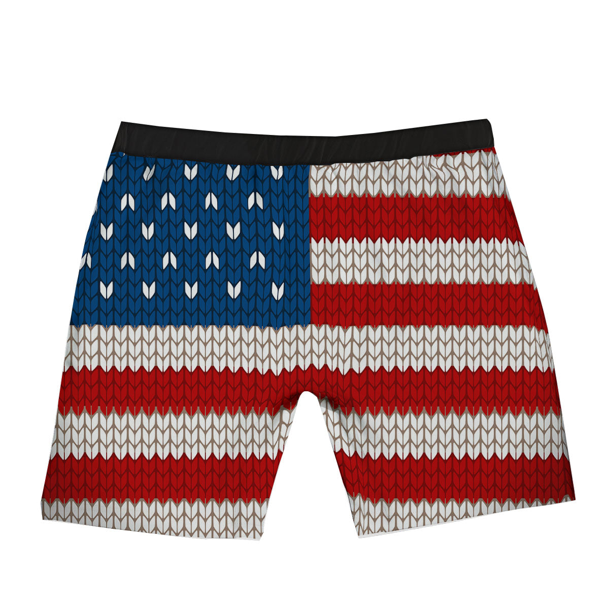 Knitted American Flag Print Boxer Briefs-grizzshop