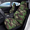 Knitted Army Camouflage Print Pattern Car Seat Covers-grizzshop