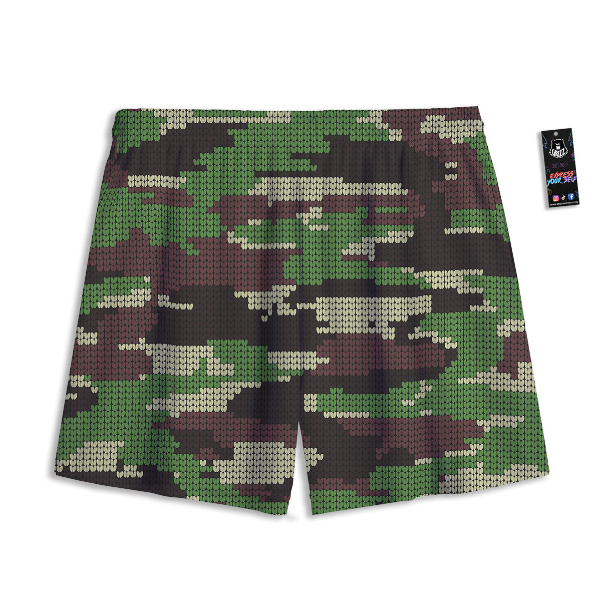 Mandala Ethnic Bohemian Print Pattern Mesh Shorts