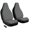 Knitted Black Cat Print Pattern Car Seat Covers-grizzshop