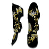 Knitted Butterfly Print Muay Thai Shin Guards-grizzshop