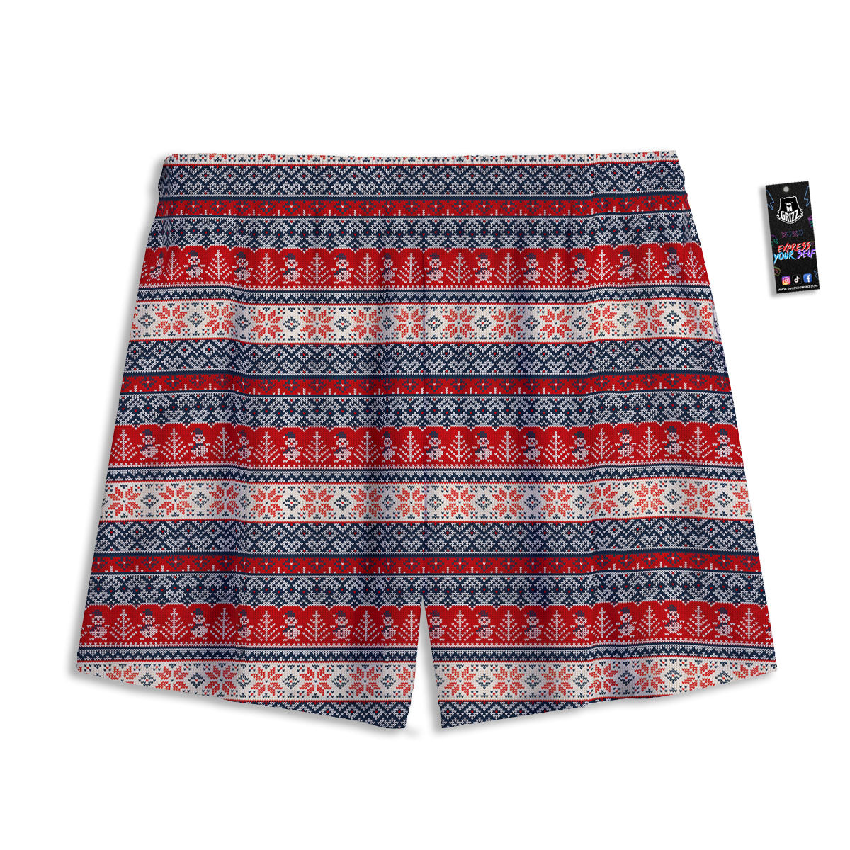 Hunting Camouflage Fall Leaves Print Mesh Shorts